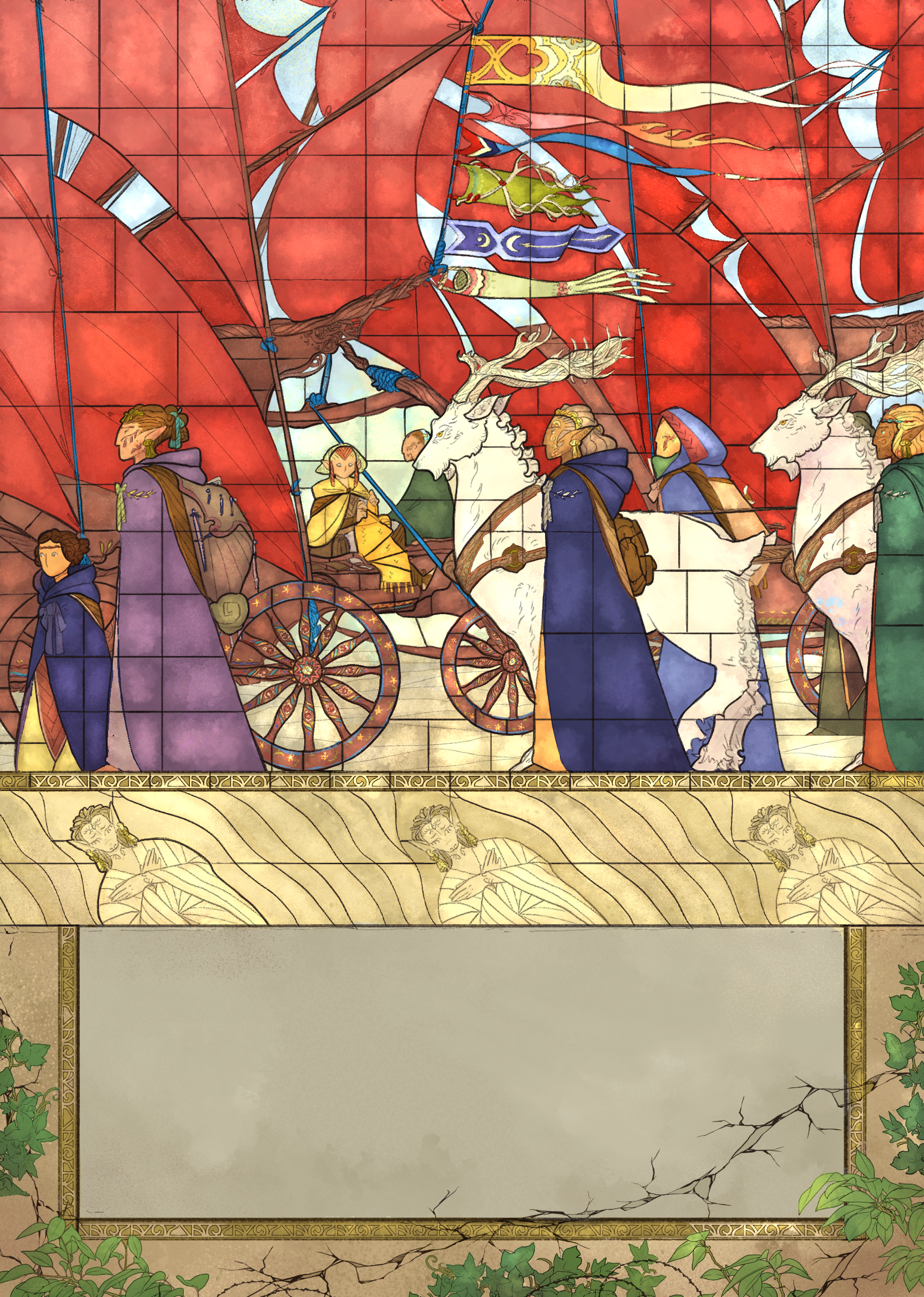 2023 // Dragon Age Annual Calendar (Fan Project) - Desk Calendar page : December