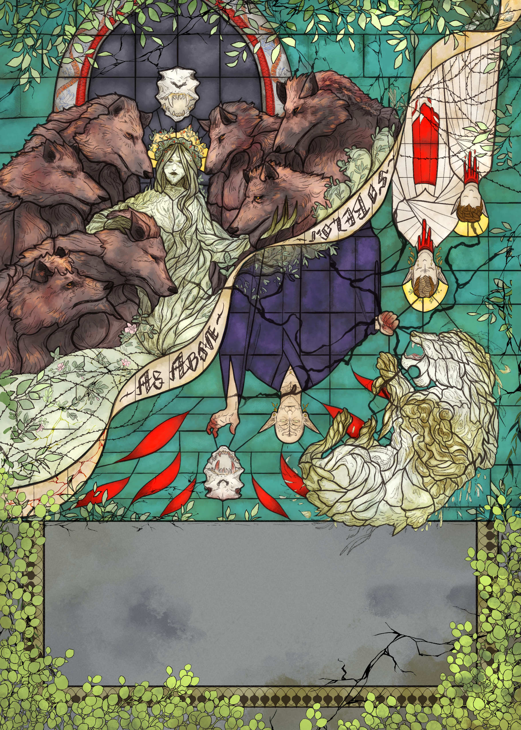 2023 // Dragon Age Annual Calendar (Fan Project) - Desk Calendar page : June