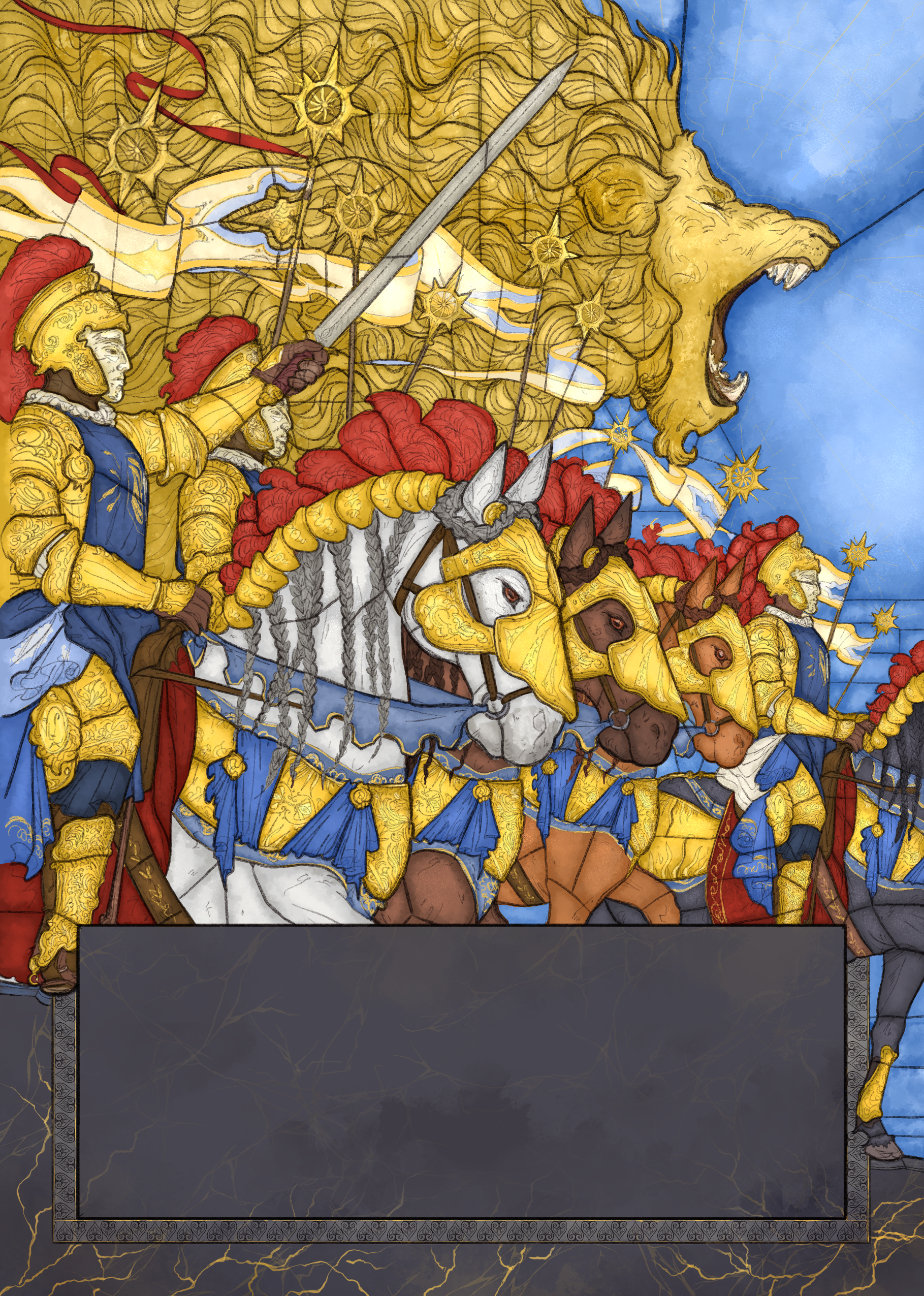 2023 // Dragon Age Annual Calendar (Fan Project) - Desk Calendar page : July