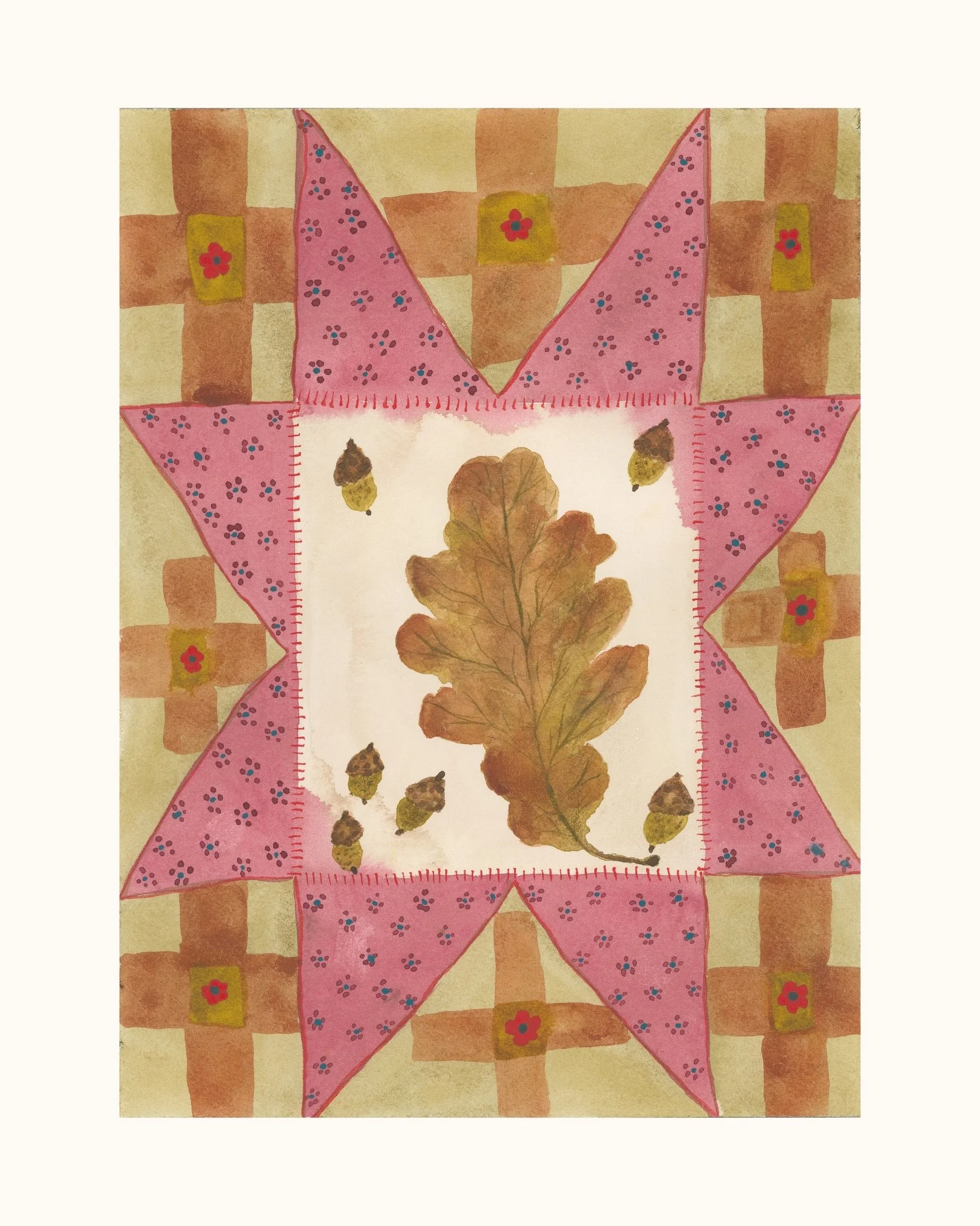 Sawtooth Stars and Fall Leaves