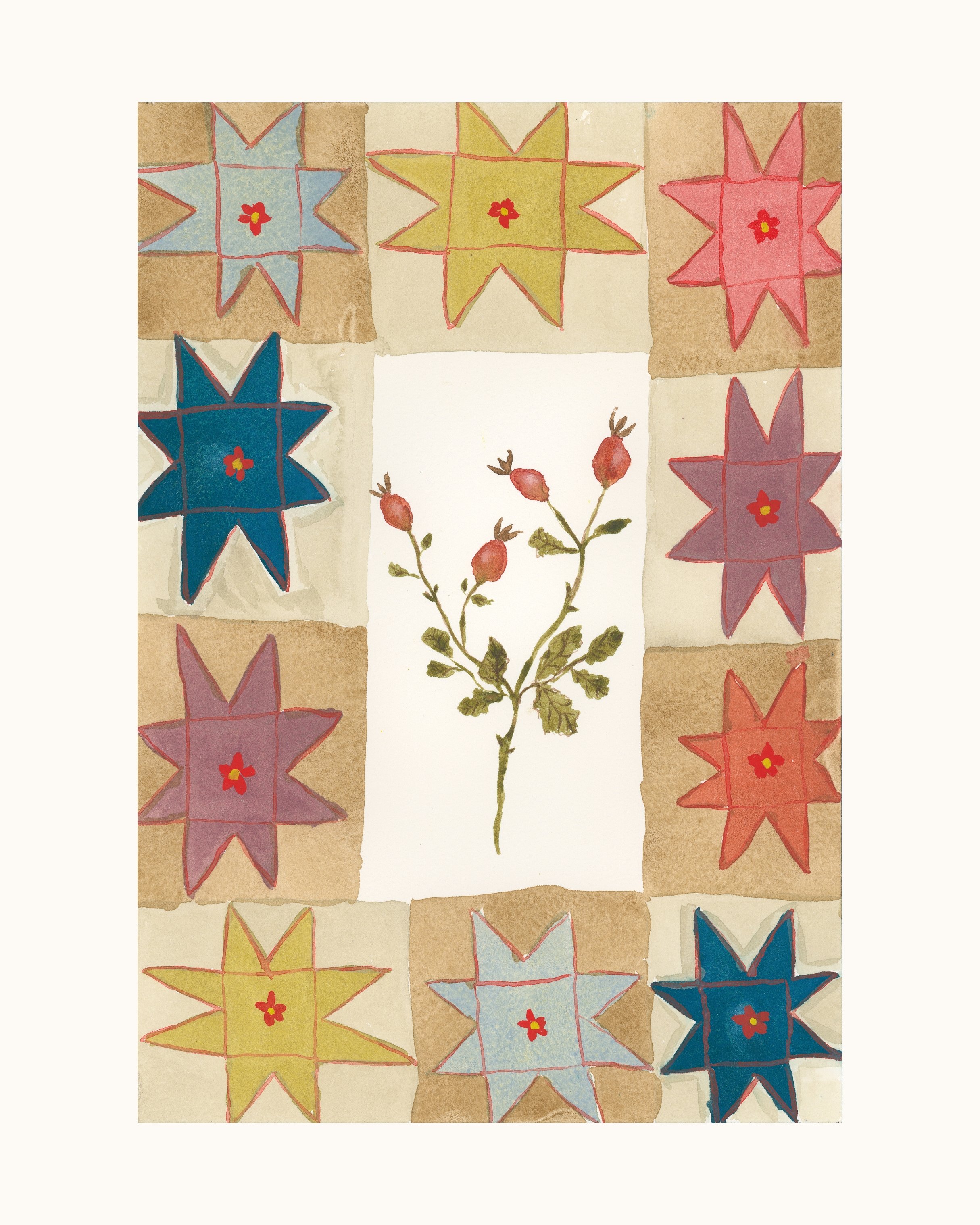 Rosehips and Sawtooth Stars