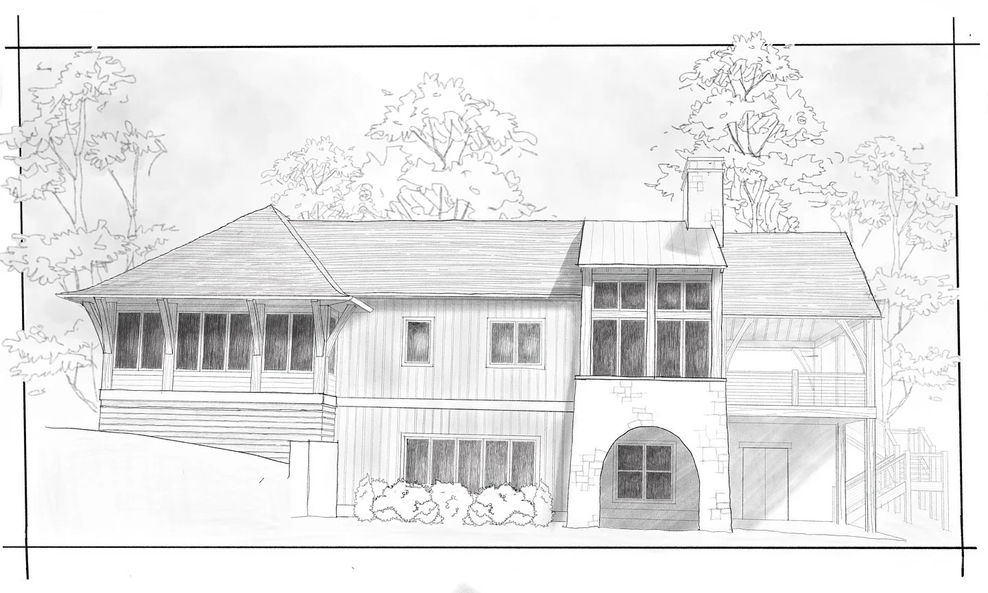 What began as lines on paper is soon turning into a home &mdash; a space made for memories yet to be lived. Always a joy watching vision become reality &amp; I can&rsquo;t wait to see this one break ground. 

#architecture #home #design #lakehouse #d
