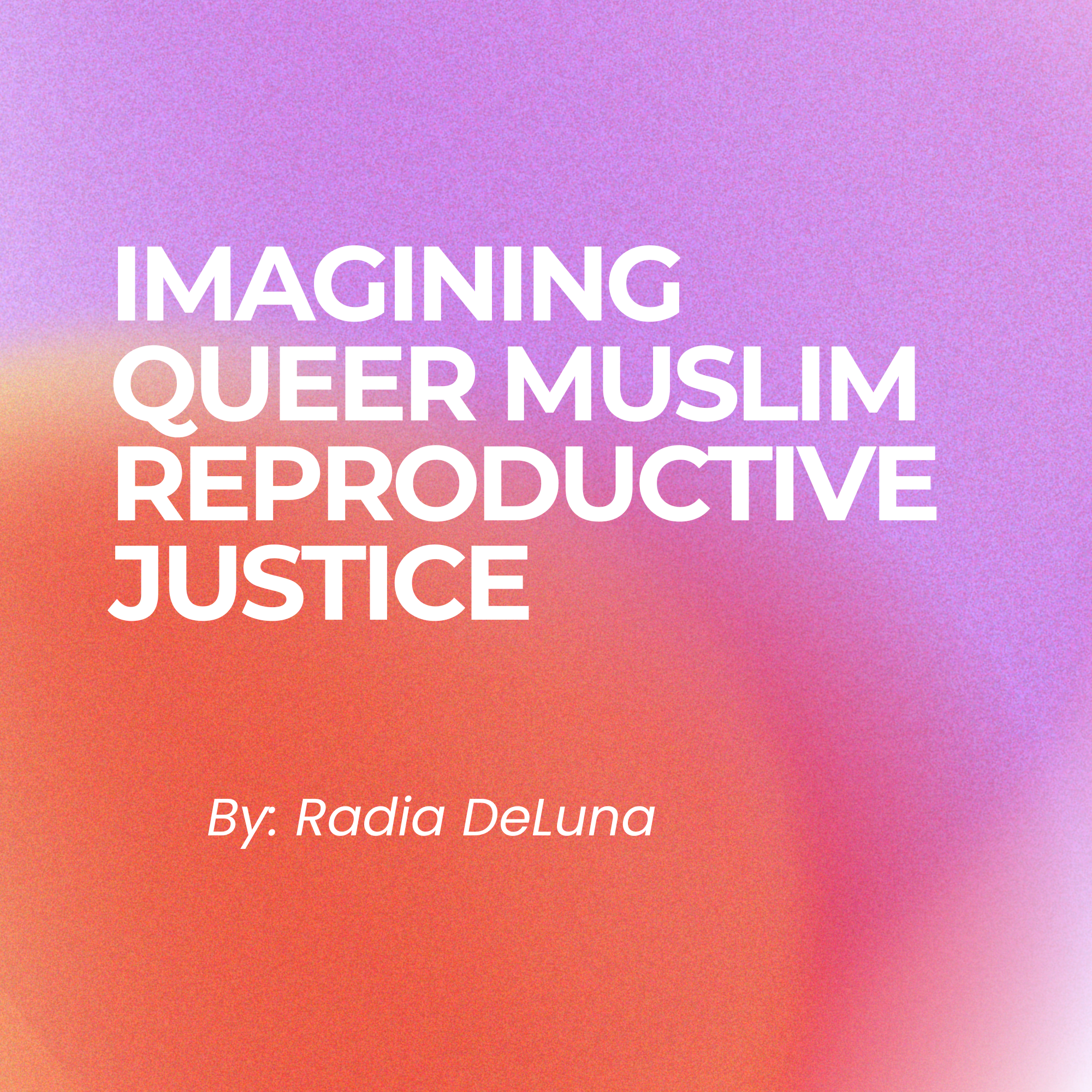 Imagining Queer Muslim RJ