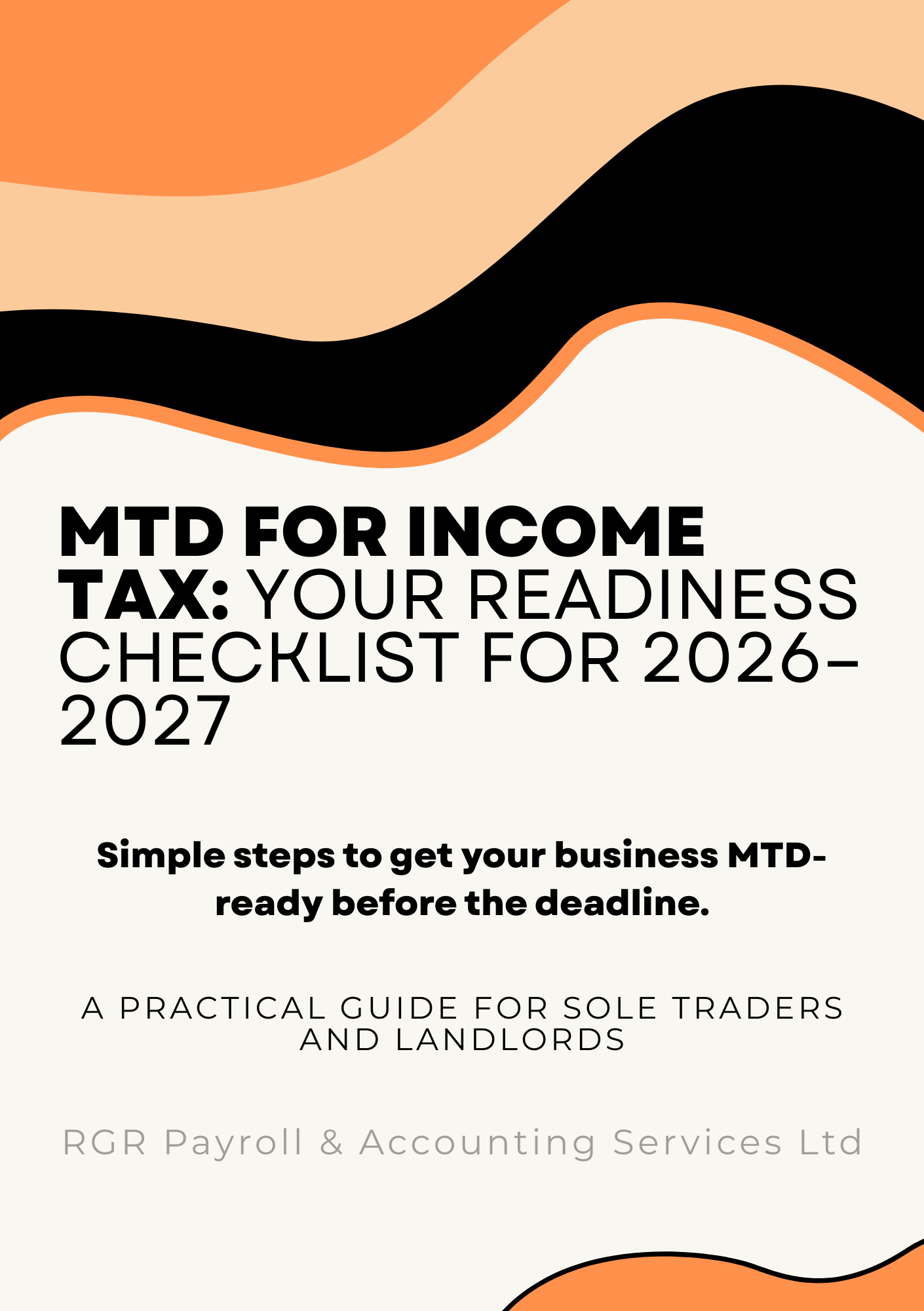 Image of front page of the MTD for Income Tax: Your readiness checklist for 2026-2027 booklet.