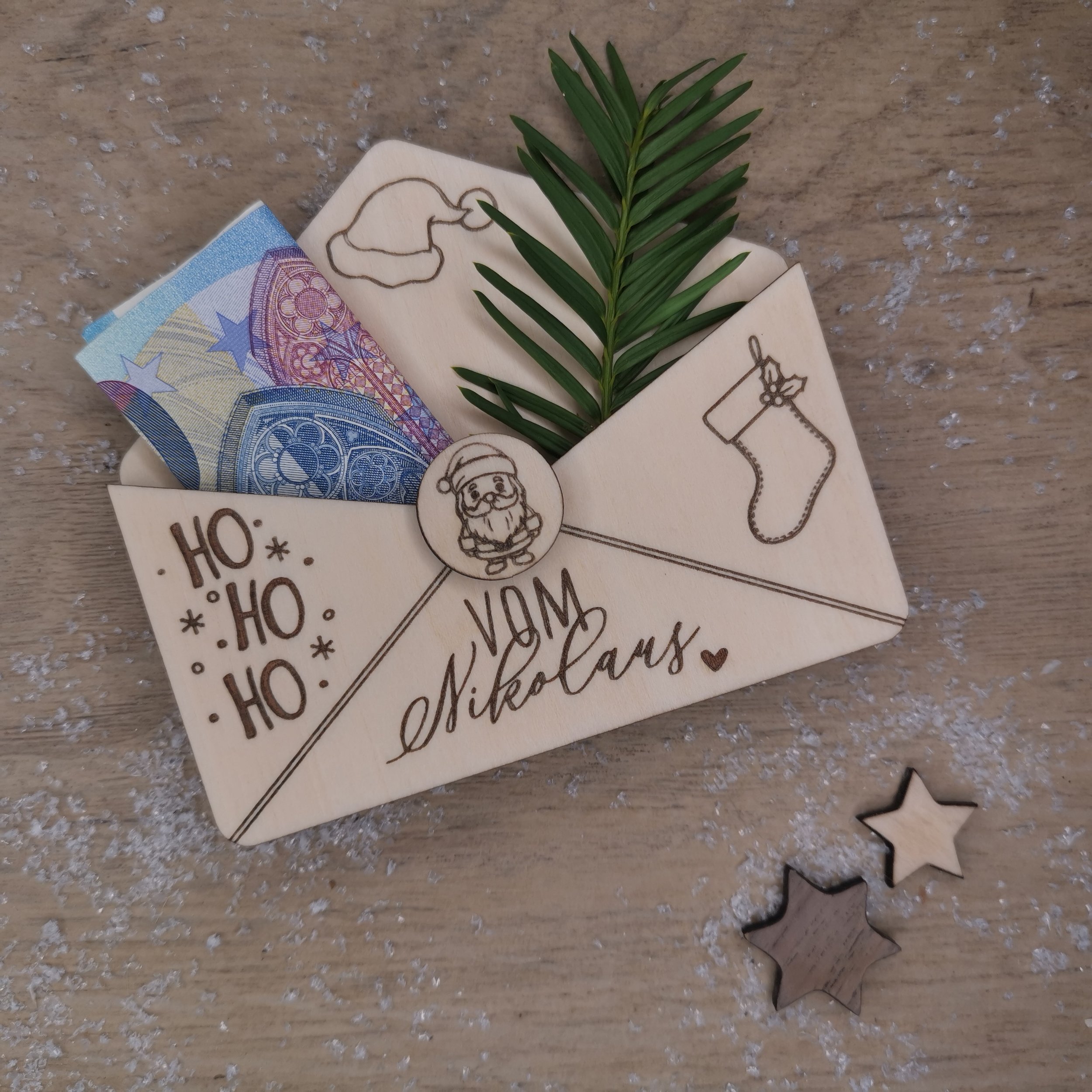 Geschenkkuvert "vom Nikolaus"