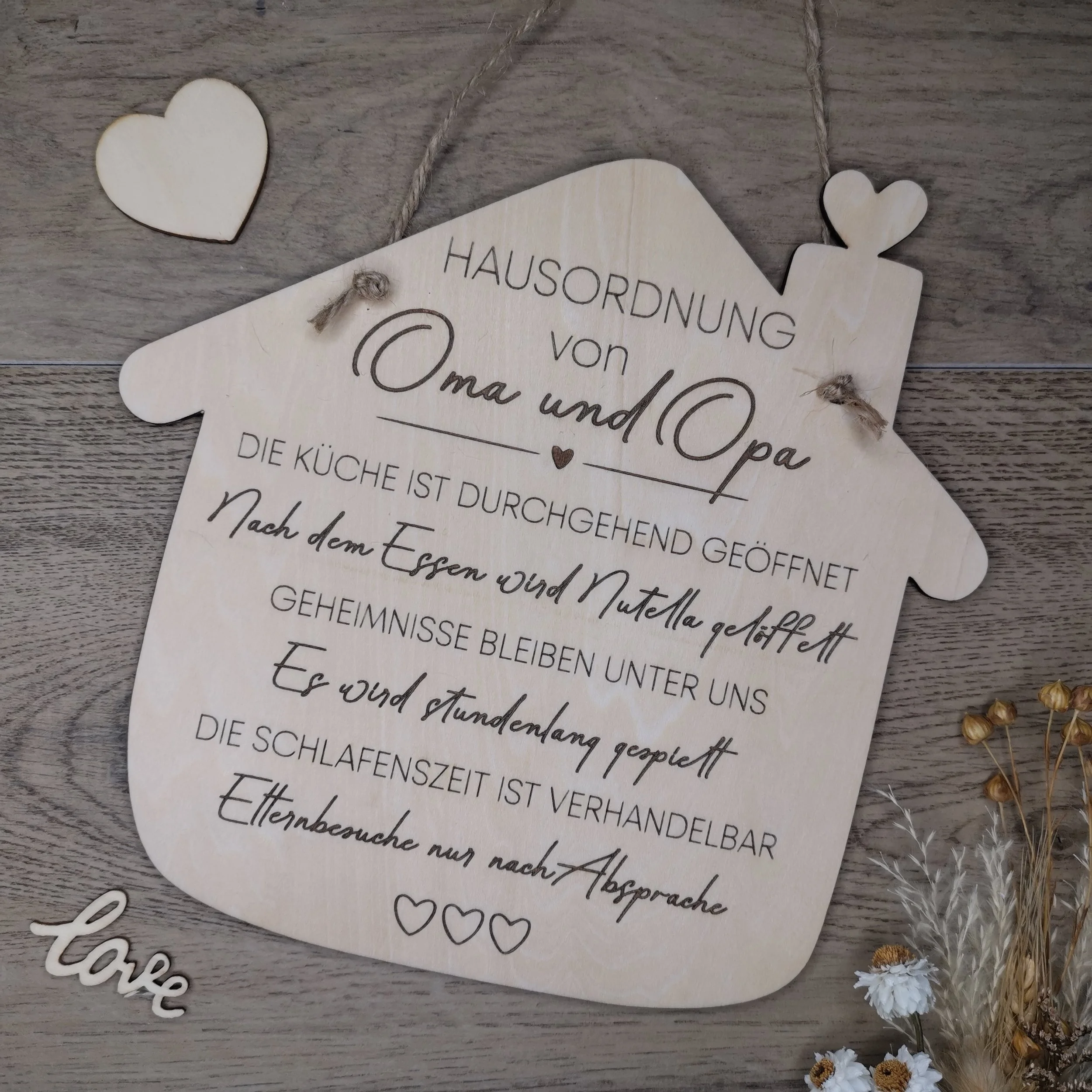 Hausordnung Oma&Opa