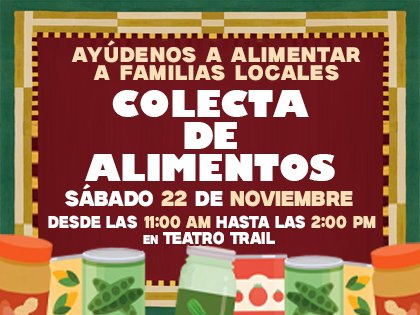 Teatro Trail Miami - COLECTA DE ALIMENTOS 