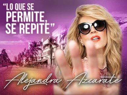 Teatro Trail Miami - ALEJANDRA AZCARATE EN LO QUE SE PERMITE SE REPITE.