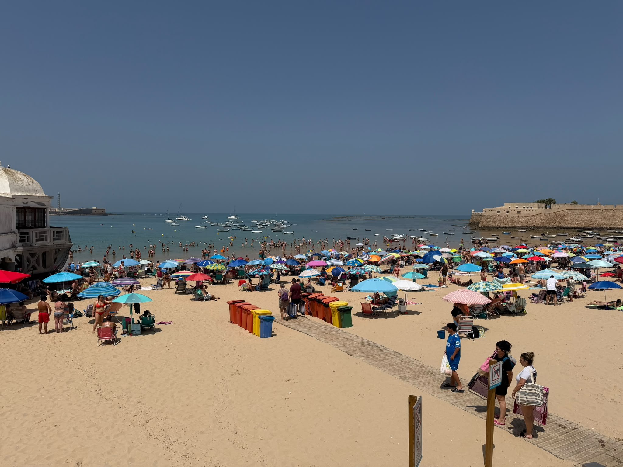 City beach in Cadiz, Spain