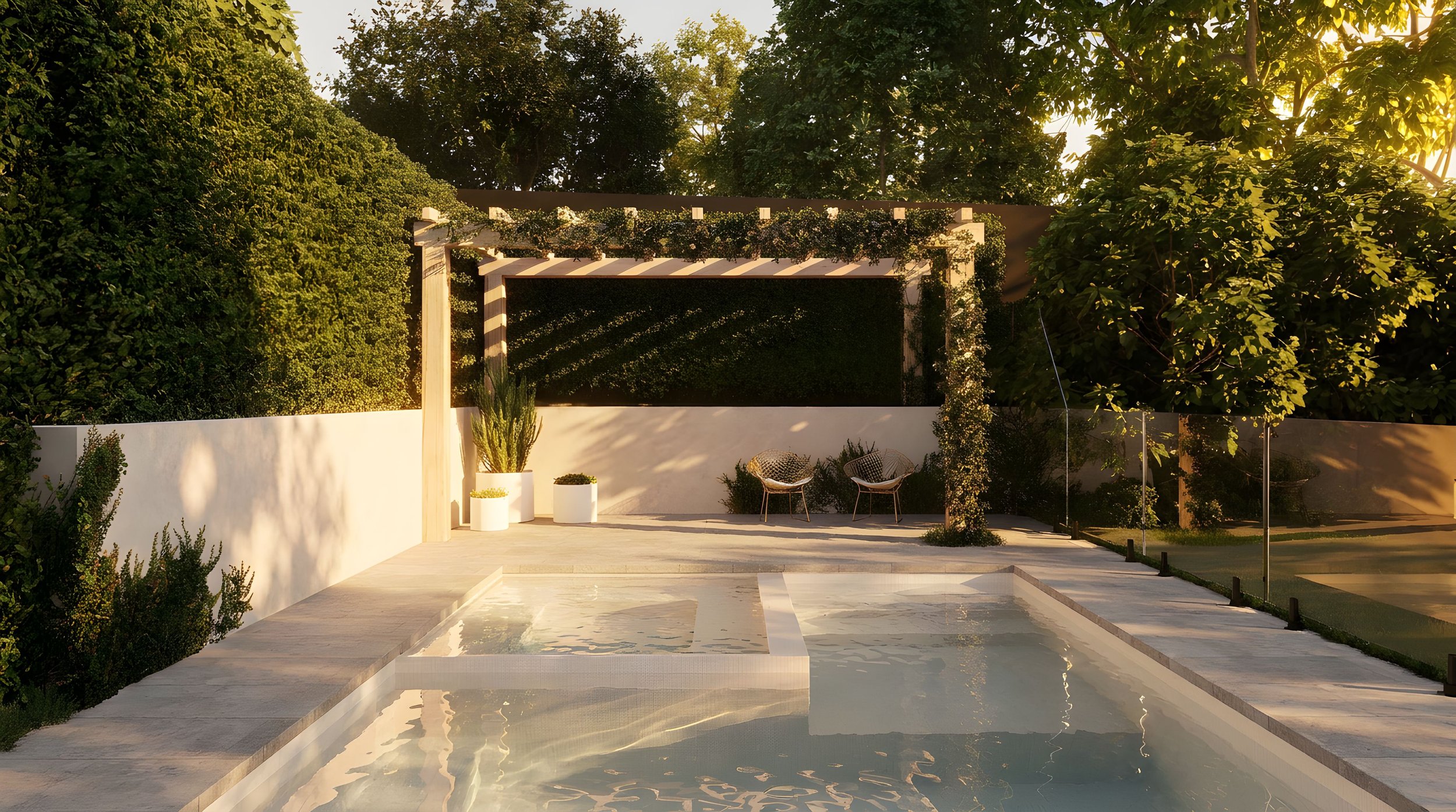 Southern Euro Luxury Garden Design by Mint Design