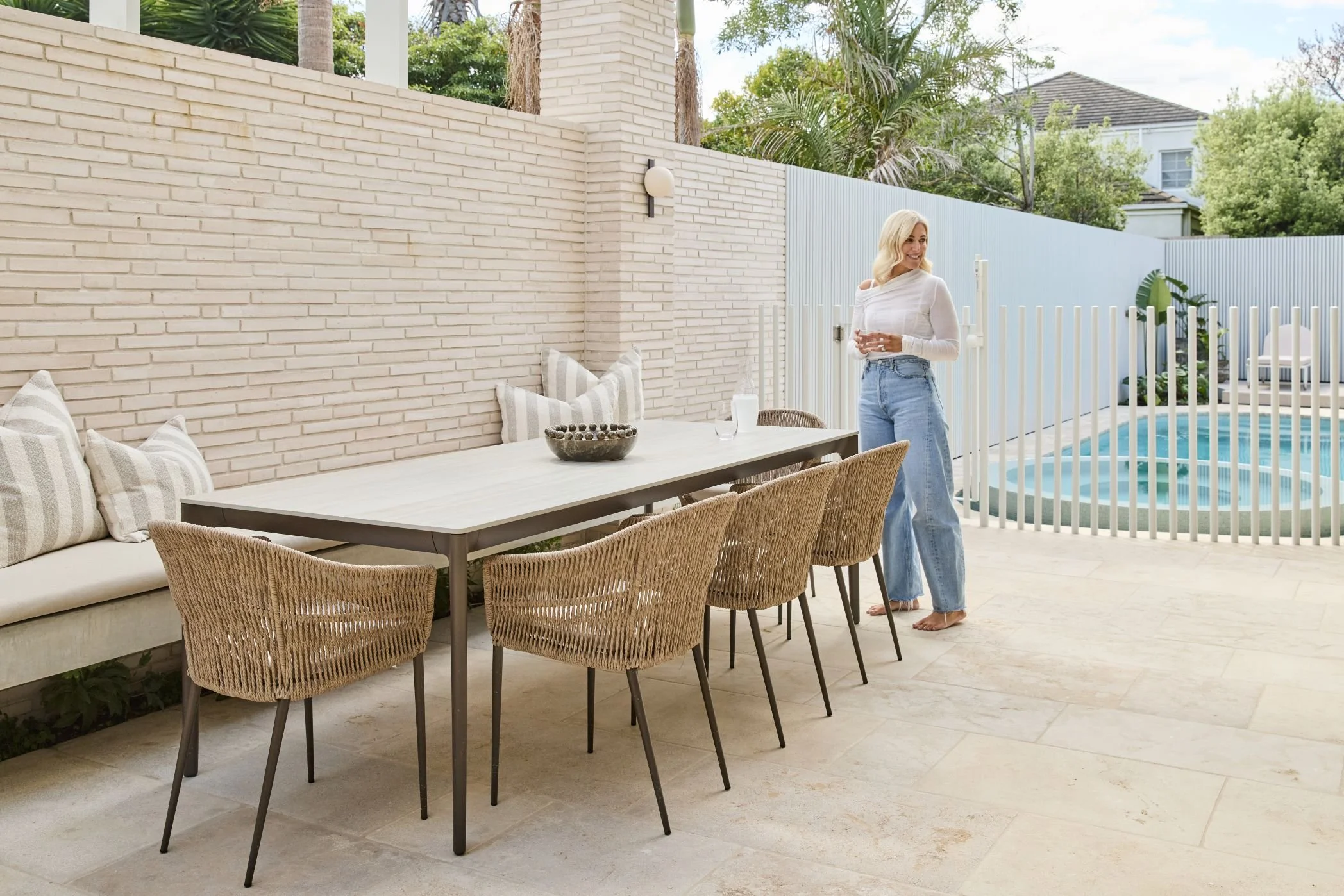 Aimee Tarulli in Lume House in Brighton by Mint Design