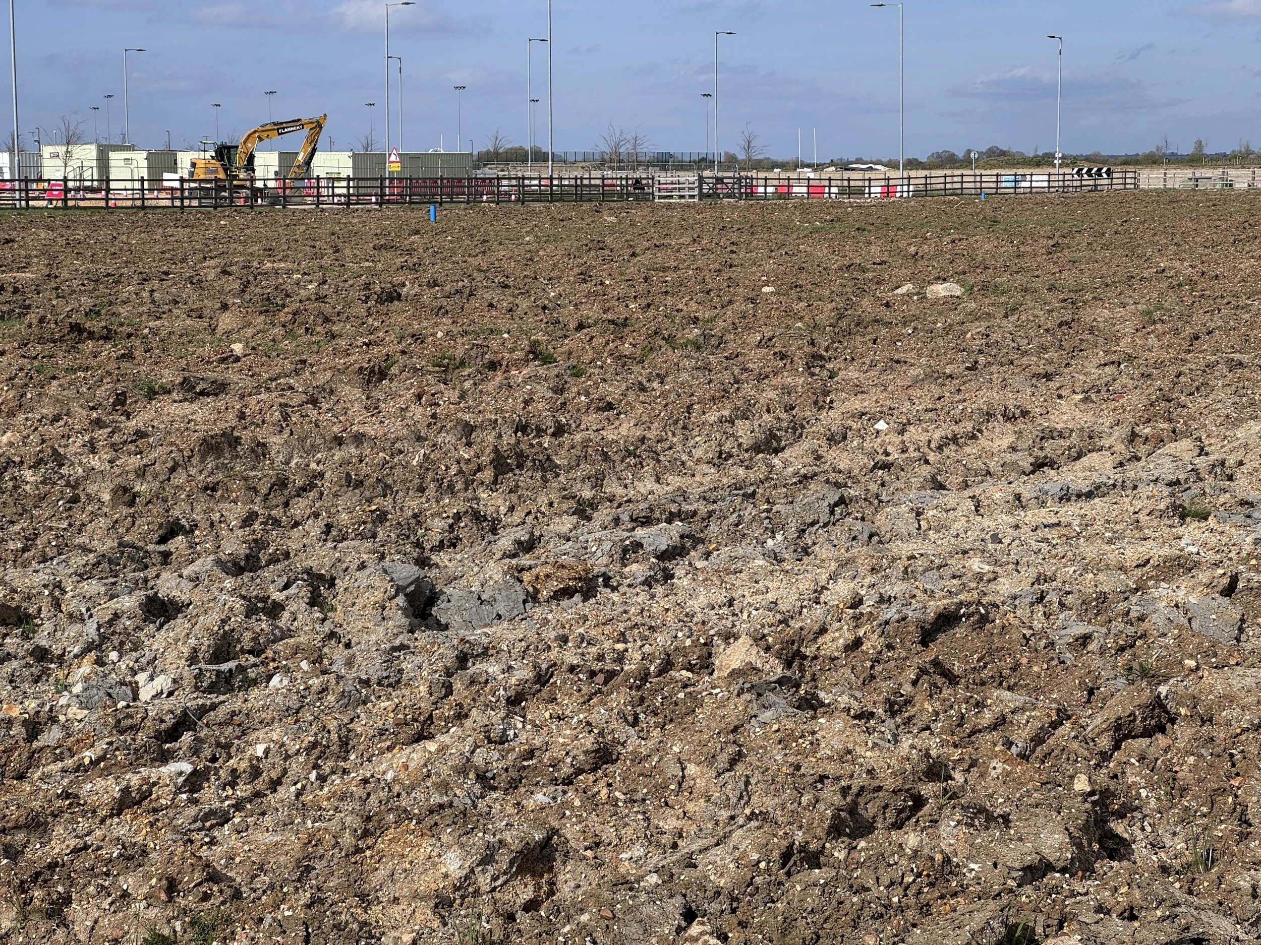 Photograph of the Suvana site in early April 2026