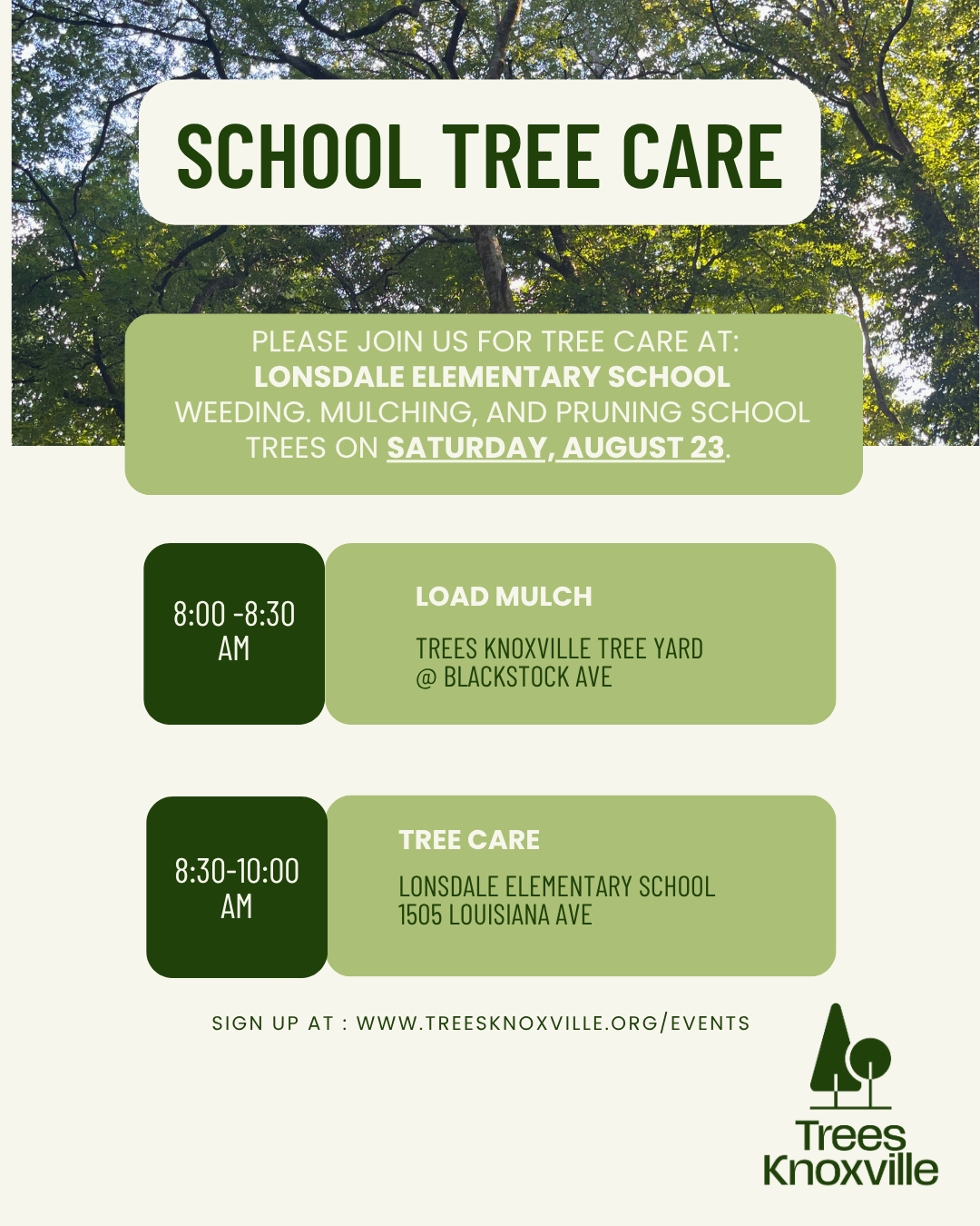 Lonsdale Elementary Tree Care