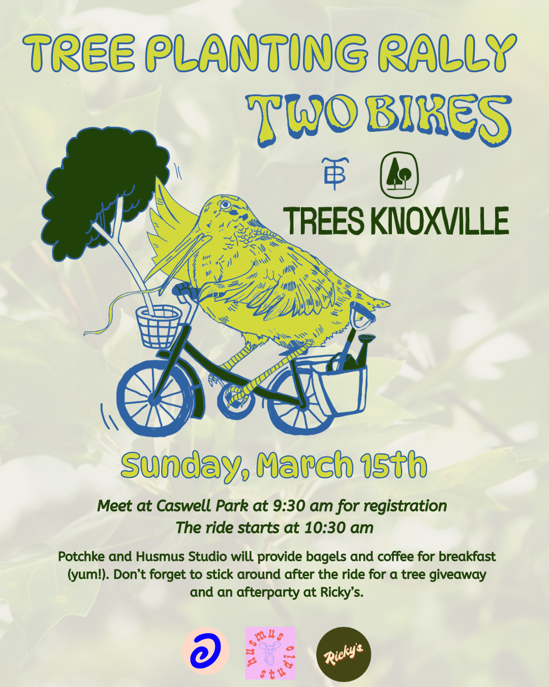 Two Bikes x Trees Knoxville: Tree Planting Rally