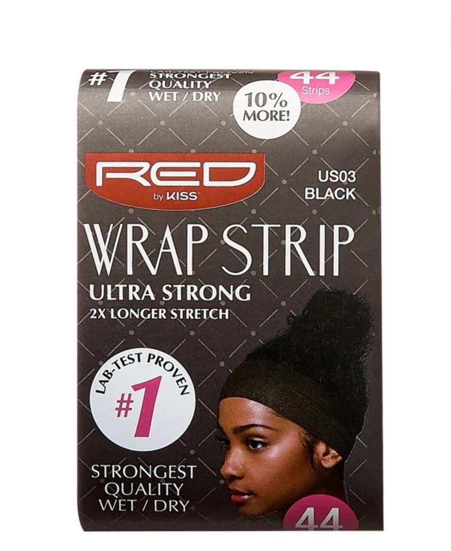RED BY KISS WRAP STRIPS - 44 COUNT