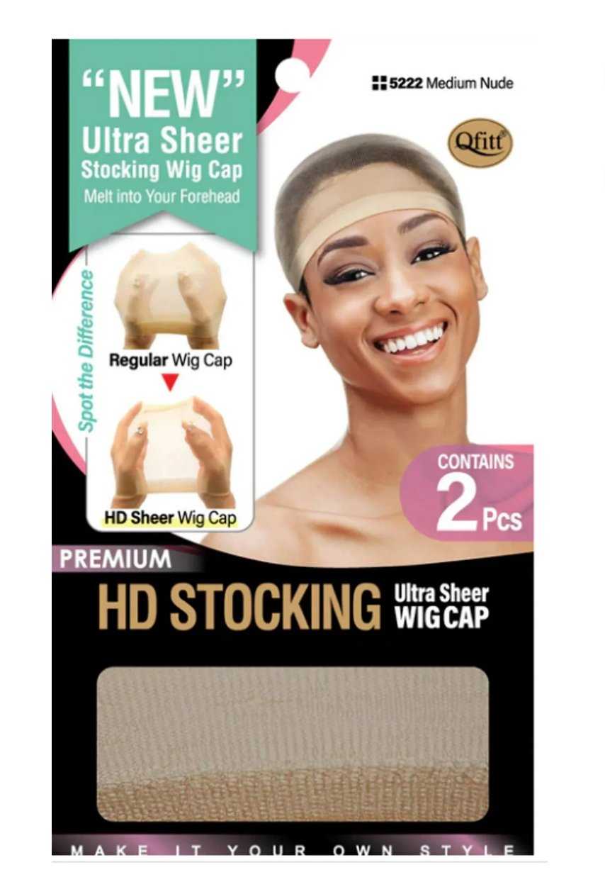 QFITT HD STOCKING WIG CAP