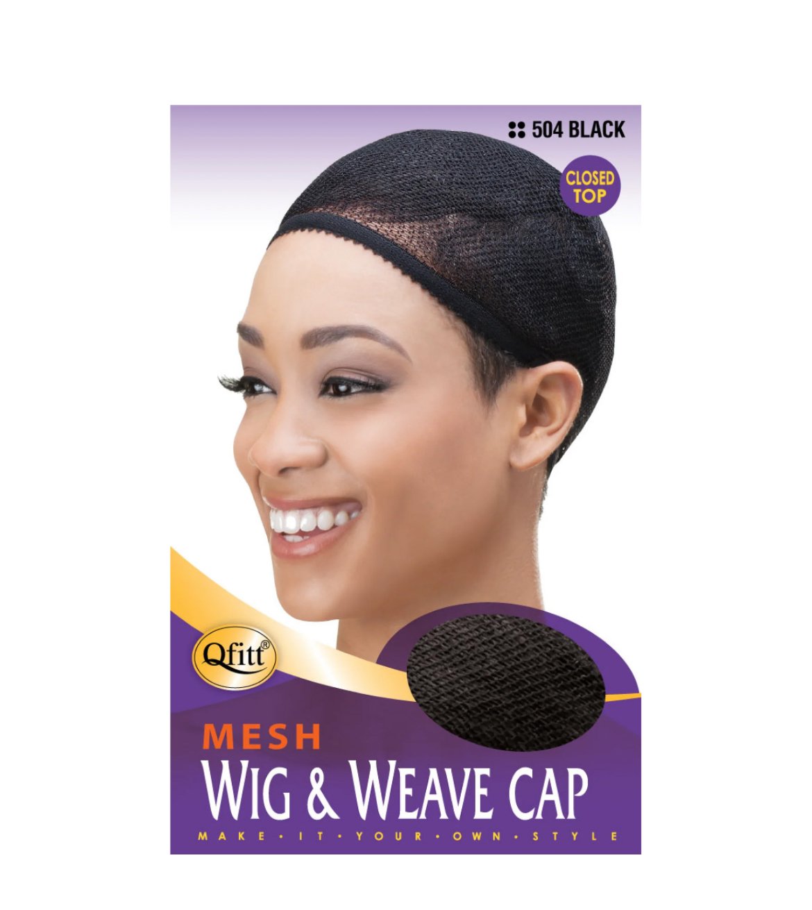 QFITT CLOSED TOP MESH WIG & WEAVE CAP