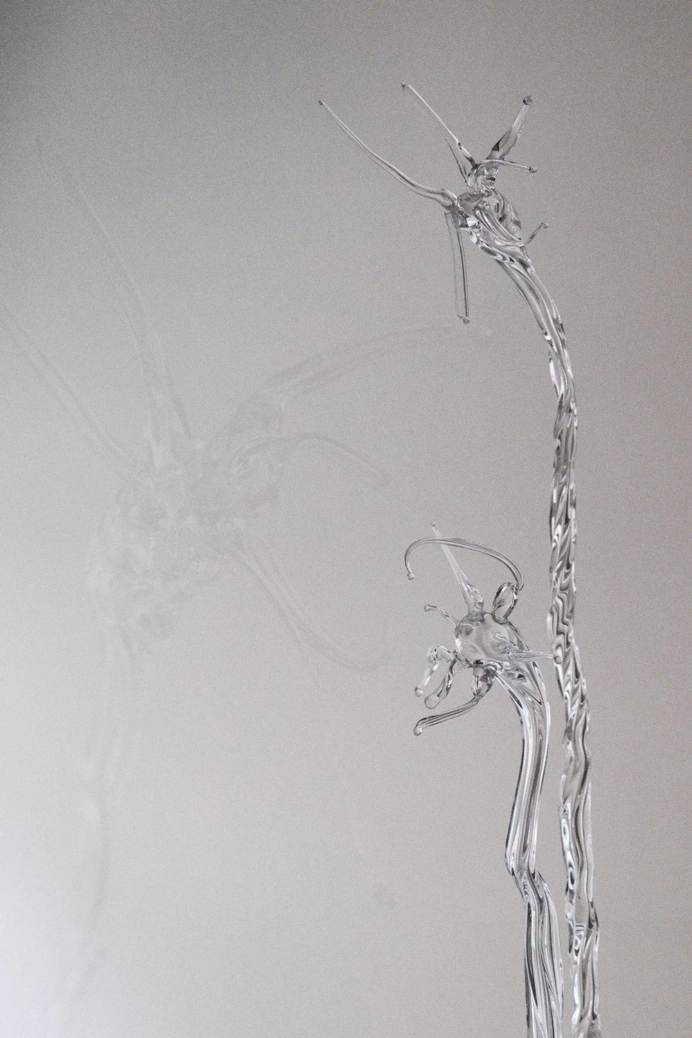 EPHEME glass sculpture by Ukrainian artist Natalie Dubrovska