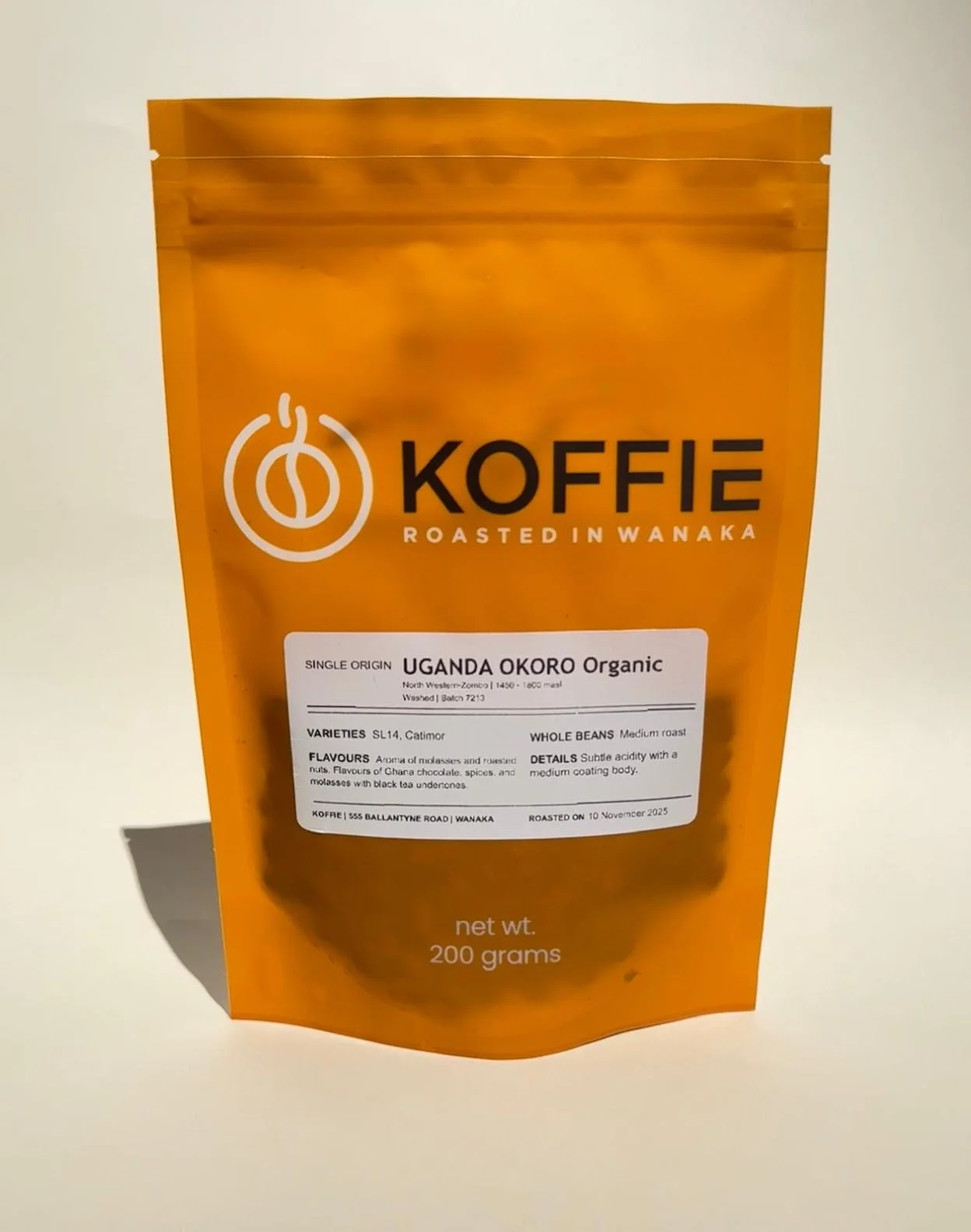 *new* UGANDA OKORO ORGANIC single origin