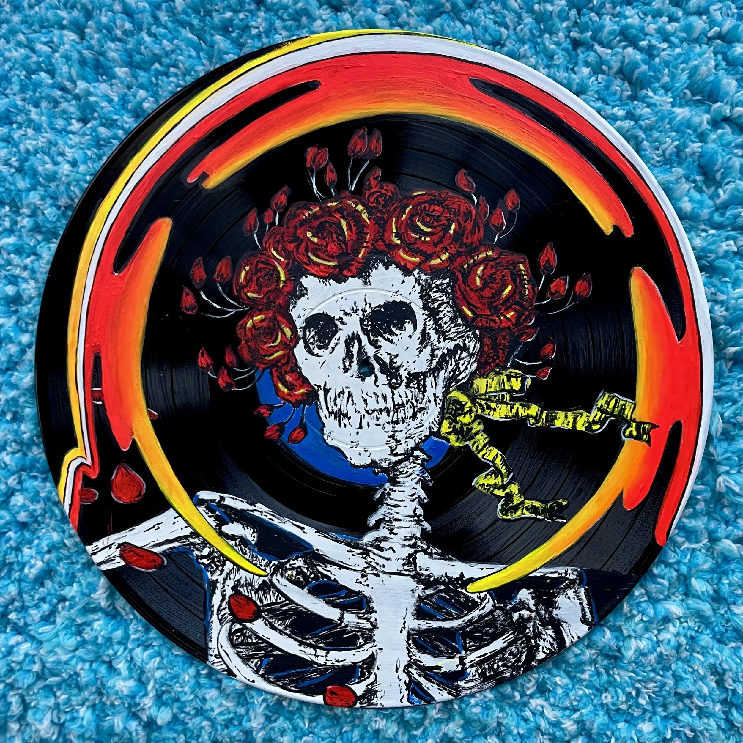 Grateful Dead | Skull With Roses
