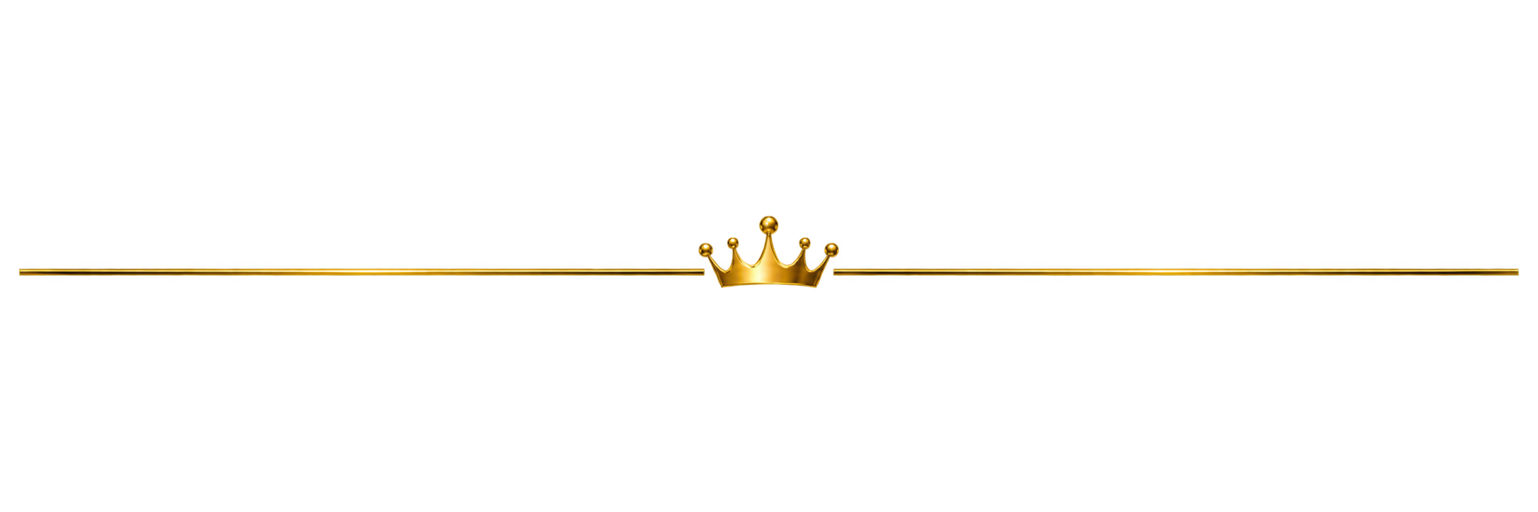 Golden crown centered on a decorative black and gold border.