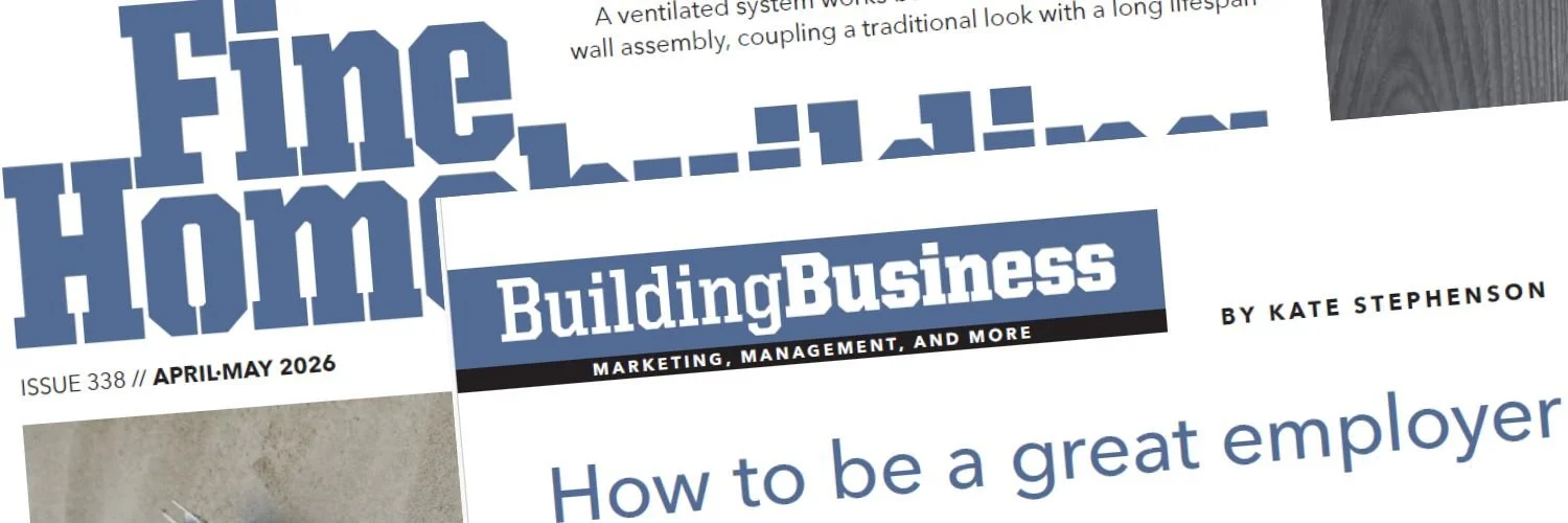 Fine Home Building Banner