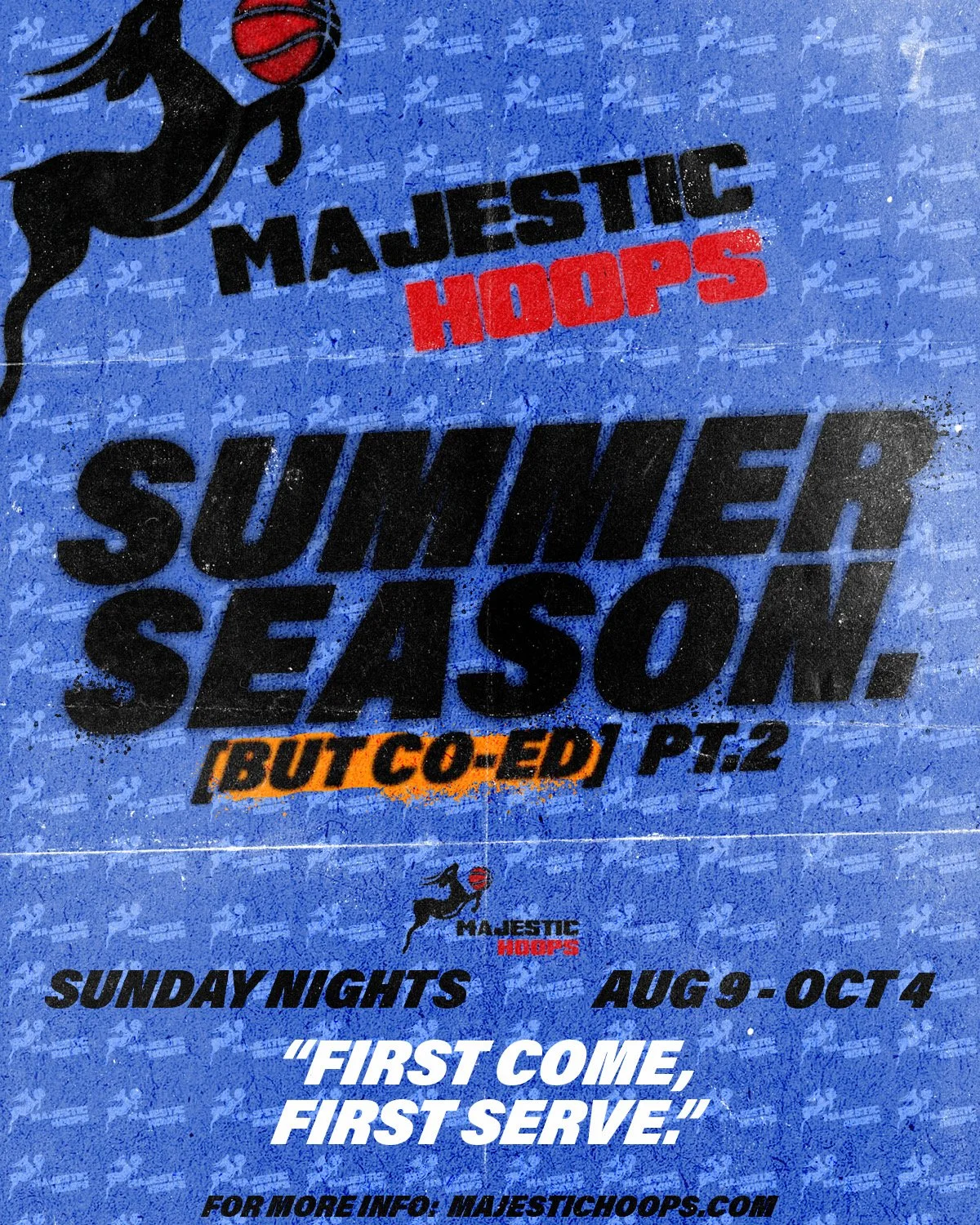 Majestic Hoops Sunday Night Co-Ed Adult League Information/Registration