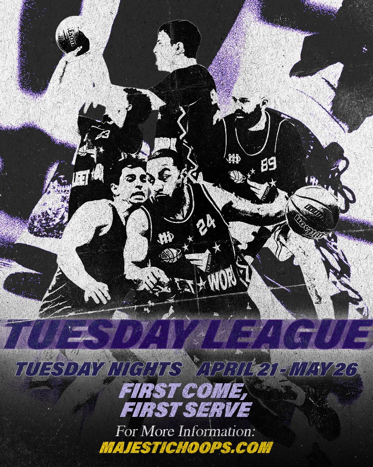 Majestic Hoops Tuesday Night Adult League Information/Registration