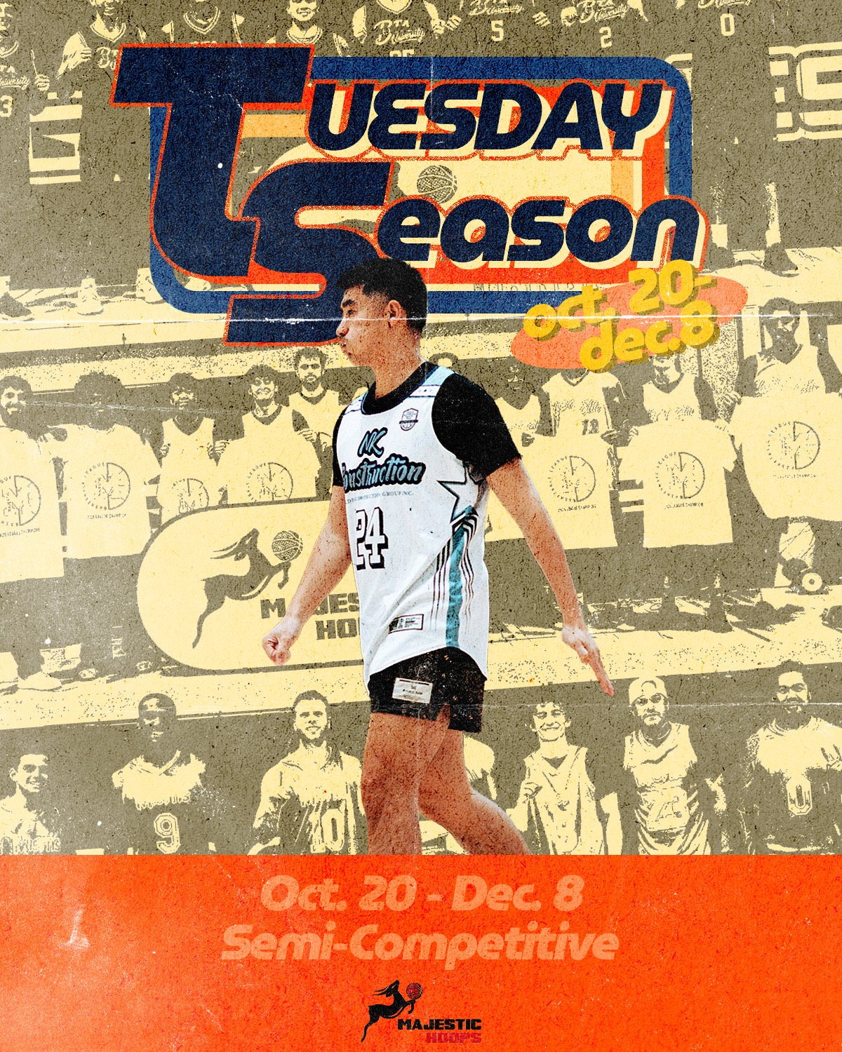 Majestic Hoops Tuesday Night Adult League Information/Registration