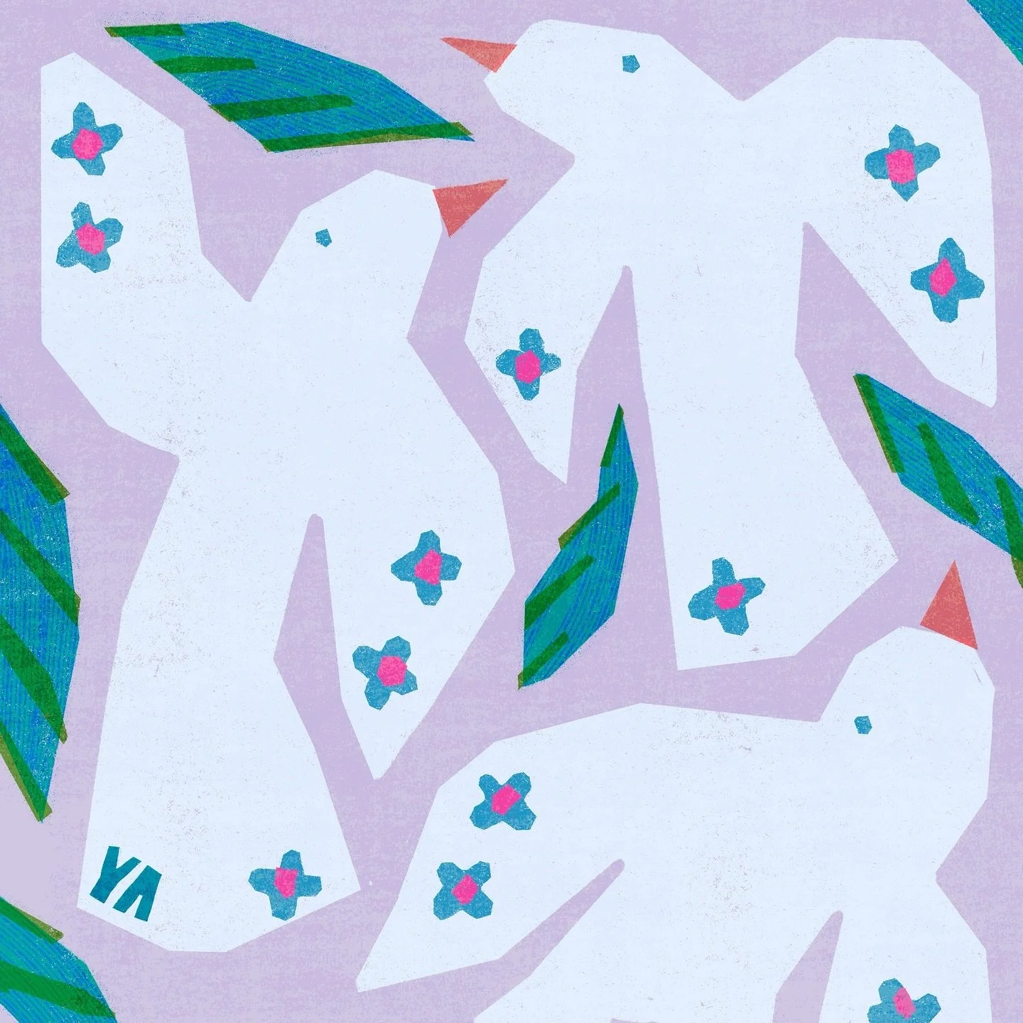 Birdy 🕊️
.
.
.
#illustration #print #pattern #surfacepattern #surfacepatterndesign #digitalart #procreate #procreatedrawing #womenwhodraw #femaleillustrator #illustrator #procreateart #creative #creativewomen #cambridgeart #design #floral #nature #a