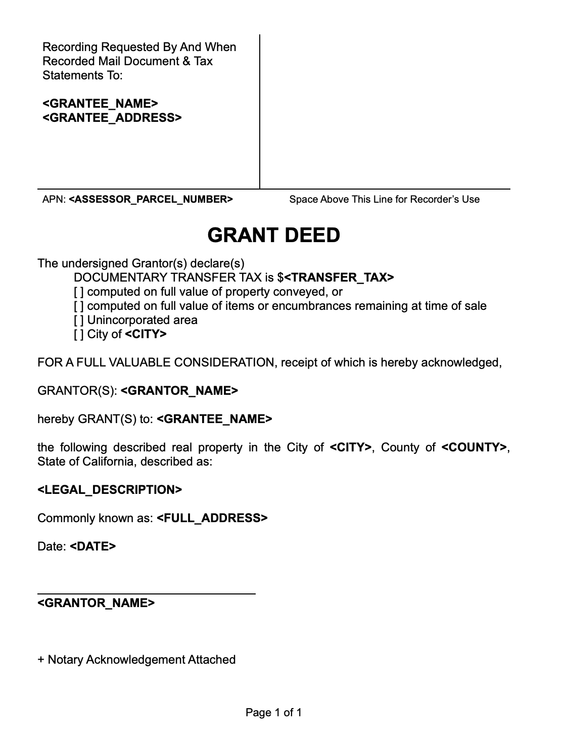 Grant Deed <Apple Pages>