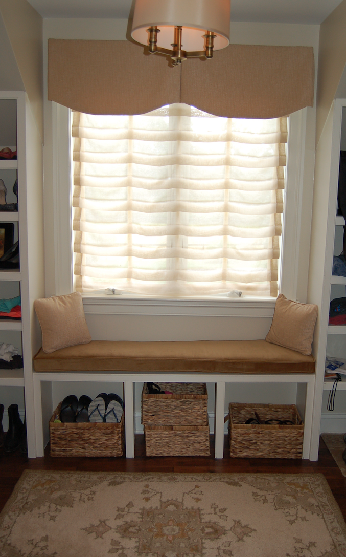 Sheer fabric window treatments