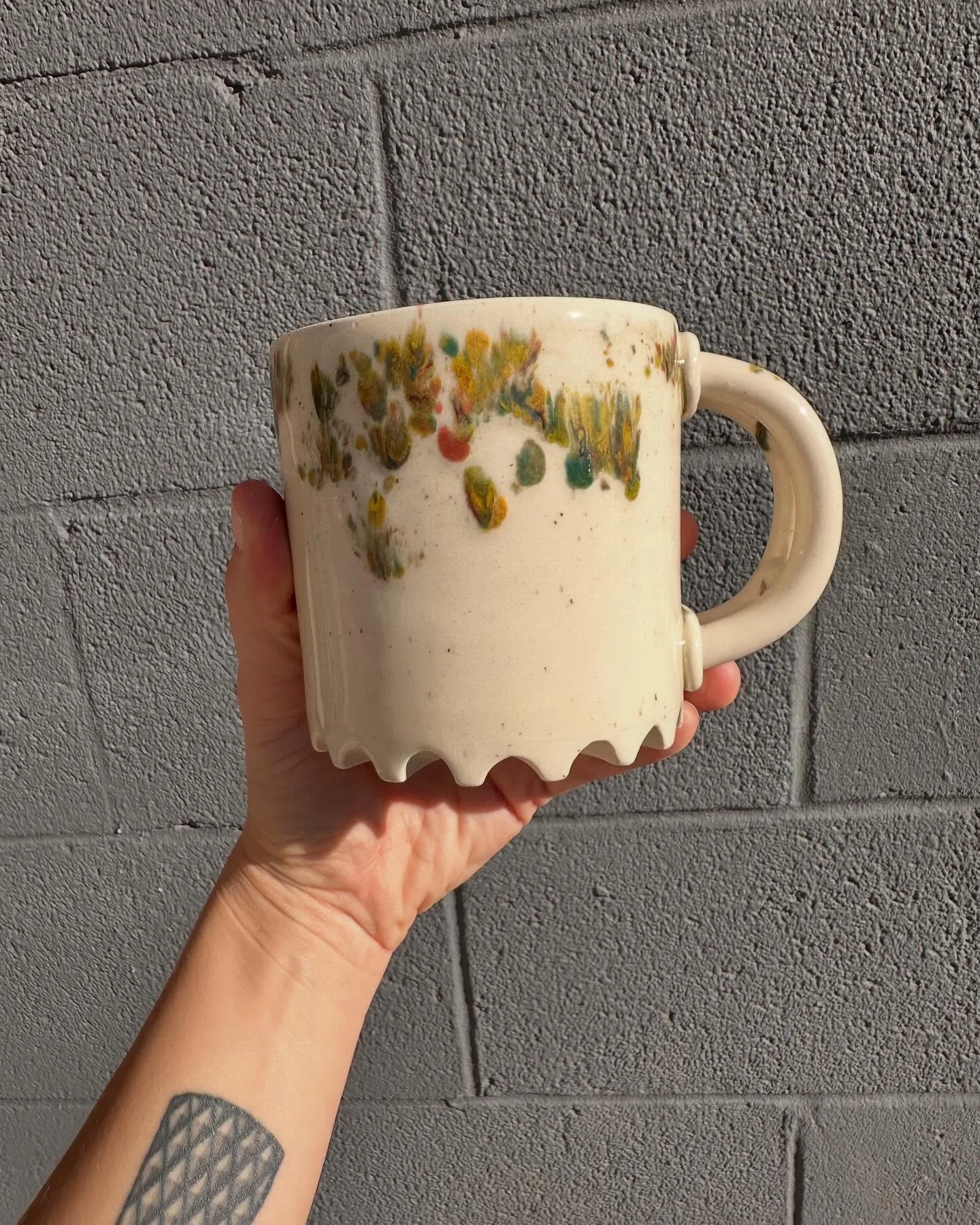 Support community aid and snag a chance to win this mug or 25 other pieces by many of my favorite makers in Chicago. 💚

HOW IT WORKS
1. $10 per entry, 5 entries for $30
2.  Venmo @spareceramics (last 4 digits 2164)
3.  In the Venmo memo, put ONLY yo