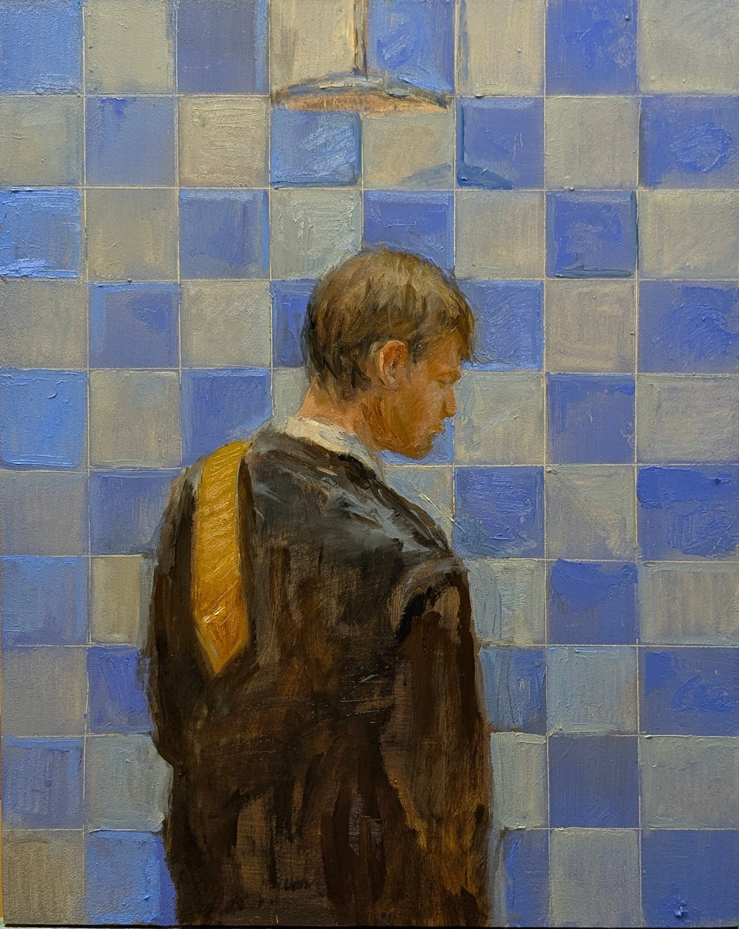 Blue Tiles, Yellow Tie