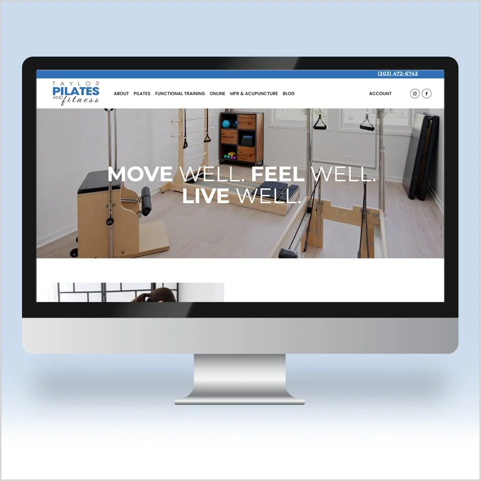 Taylor Pilates & Fitness • Web Design & Digital Forms