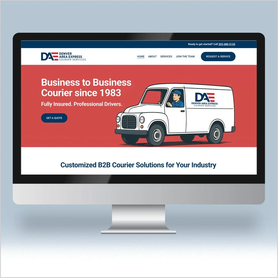 Denver Area Express Courier Services • Web Design