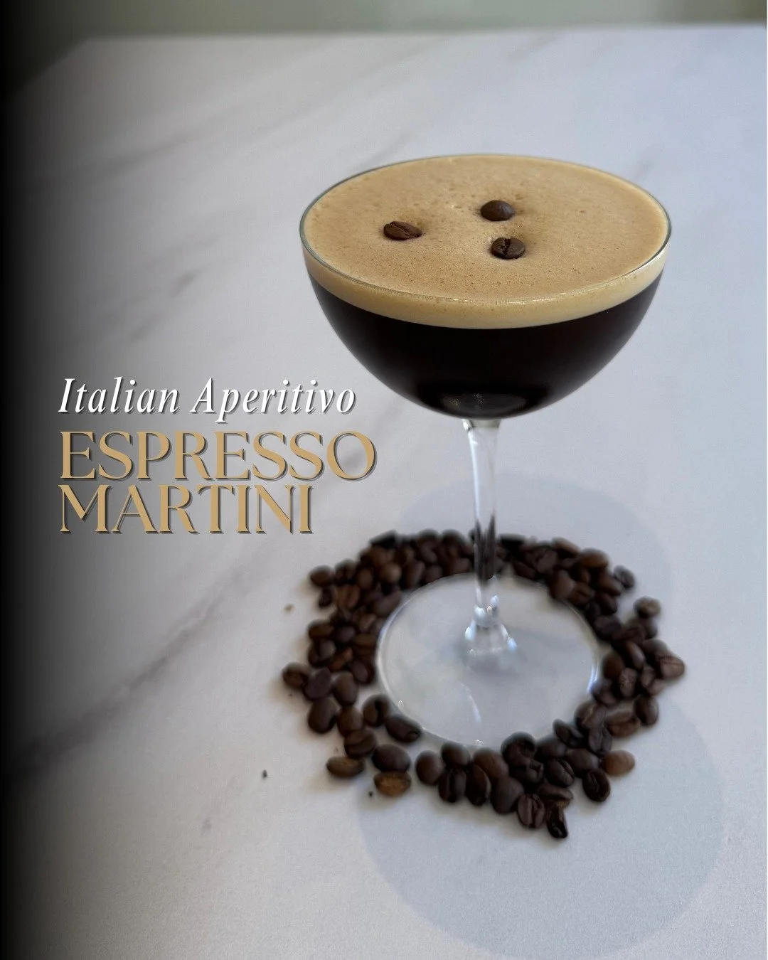 ☕🍸 Italian Espresso Martini 🍸☕
Where rich Italian espresso meets smooth sophistication.
Bold, creamy and perfectly balanced &mdash; the ultimate aperitivo for those who love their evenings with a touch of elegance.
From the first sip to the last, i