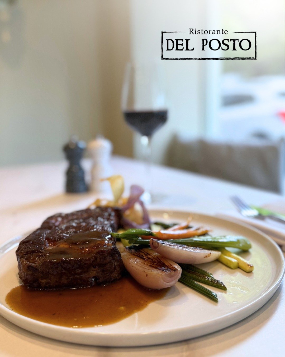 &ldquo;First we eat, then we do everything else.&rdquo; &mdash; M.F.K. Fisher

A perfectly cooked steak, seasonal vegetables, and a sauce made to be savoured slowly.
Because some dishes don&rsquo;t need explanations &mdash; just attention.
At Del Pos