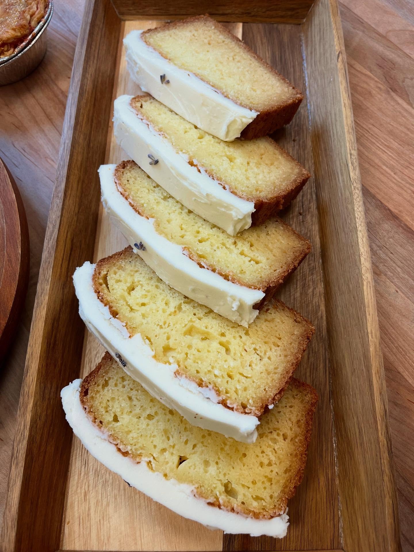 🍋Gluten Free Lemon Loaf with Lavender Icing is back! Get it at the Farmer’s Market Today from 4:30-6:00🍋@grand_marais_farmers_market