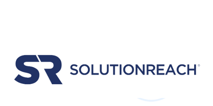 Solutionreach logo featuring stylized letters SR and the company name