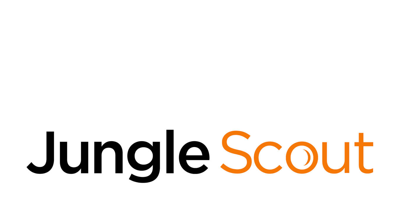Jungle Scout logo with the words 'Jungle Scout' in black and orange text on a white background.