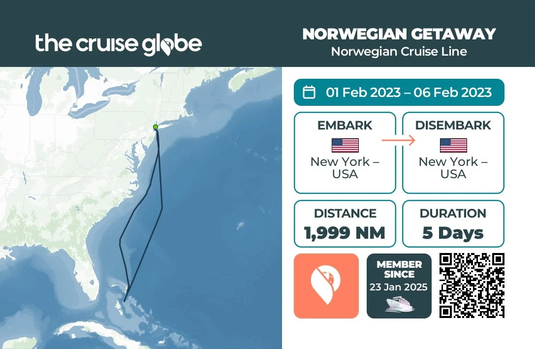 Norwegian Getaway - Bermuda (Cruise to Nowhere)