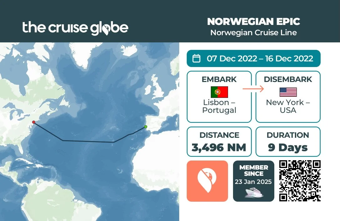 Norwegian Epic - Transatlantic
