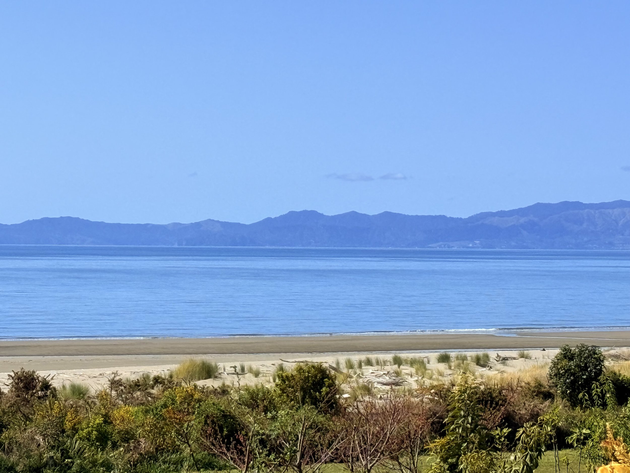 View across the bay to Pōhara