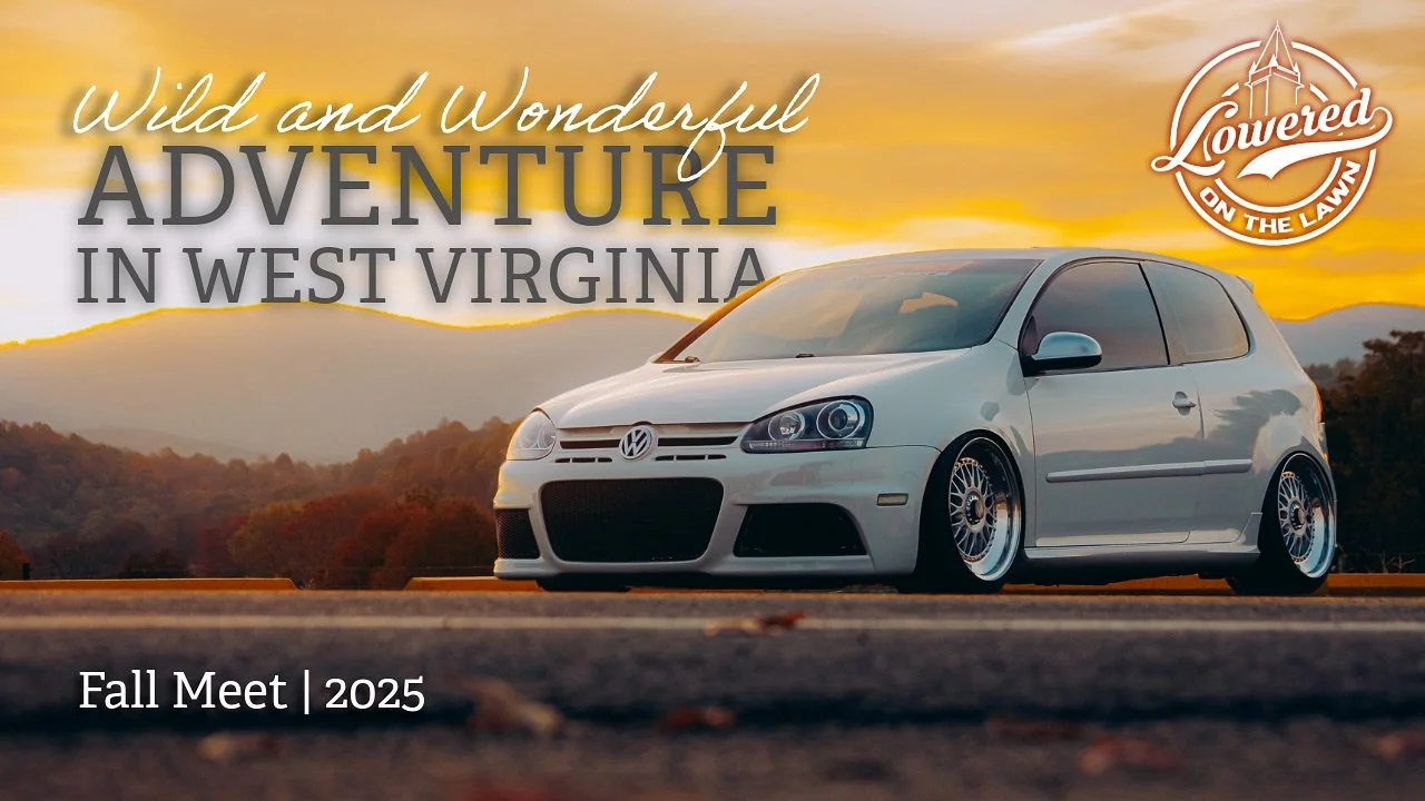 Our newest video goes live on our YouTube tomorrow 10/24 @ 6:00PM ET! Very excited for this one, a labor of love as we set out with our dear friends @loweredonthelawn and @ecstuning for the the Fall Meet and exploring one of our favorite places, West