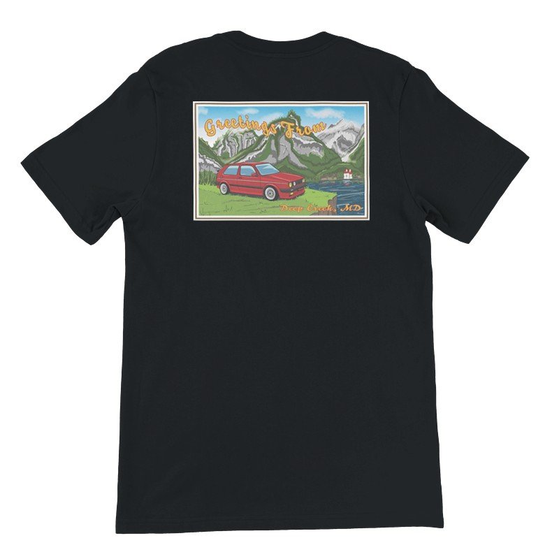 MK2 DEEP CREEK POSTCARD tee