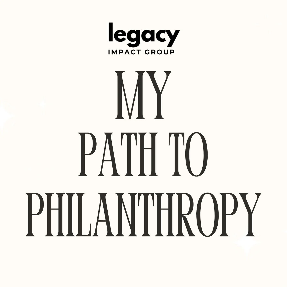 My Unexpected Path Into Philanthropy