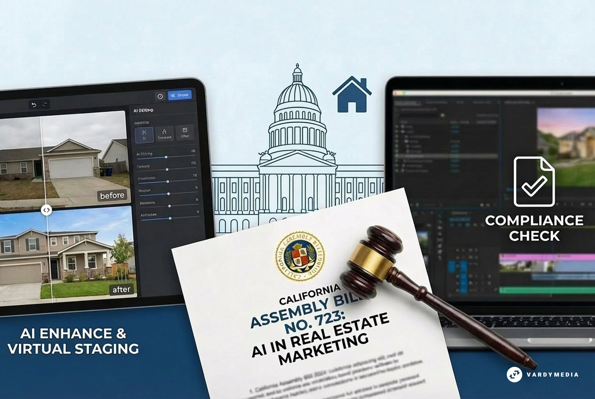 California AB723: What Real Estate Agents Must Know About AI-Edited Photos in 2026