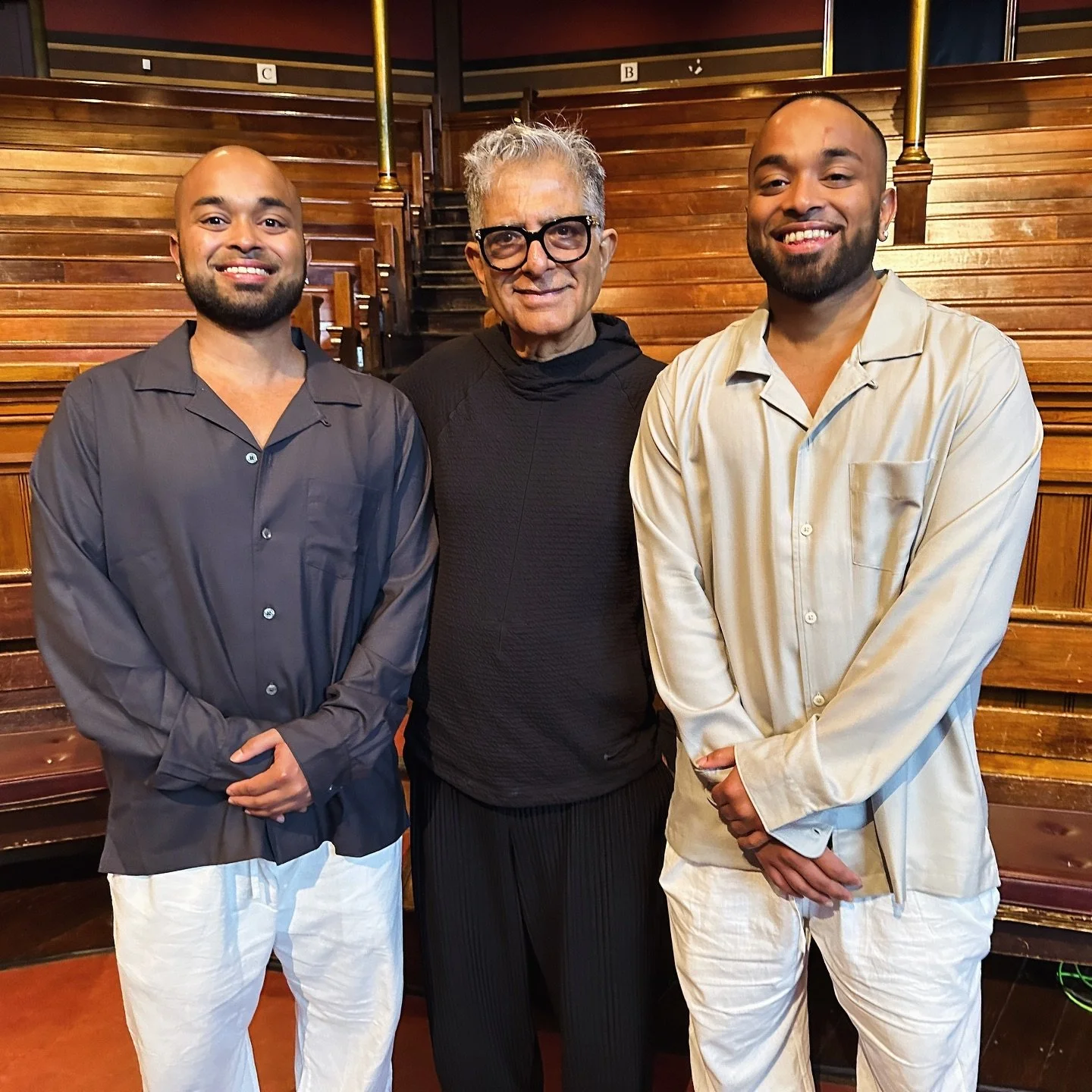 Grateful for the opportunity to present our music with @deepakchopra at the Sages and Scientists Symposium @harvard .

As teenagers, we faced a sudden and debilitating condition&mdash;fibromyalgia&mdash;that brought us constant pain, making it feel l
