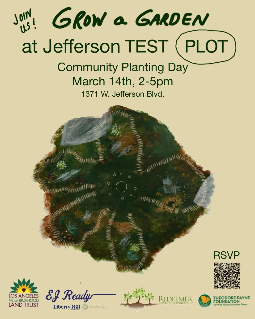 We have two upcoming events in March at Jefferson Test Plot. No experience required; gloves and tools will be provided. Volunteers are recommended to bring close-toed shoes, sunblock, and water. Email andre@testplot.info for any questions. 

Upcoming